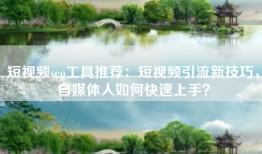 短视频seo工具推荐：短视频引流新技巧，自媒体人如何快速上手？