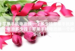 苹果手机电池换一个多少钱苹果手机换个电池多少钱「苹果手机电池换一个多少钱」