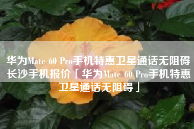 华为Mate 60 Pro手机特惠卫星通话无阻碍长沙手机报价「华为Mate 60 Pro手机特惠卫星通话无阻碍」